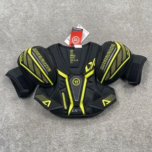 Warrior Alpha LX 40 Junior S Youth Hockey Protective Shoulder Pads Black Yellow